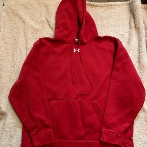 under armor red hoodie